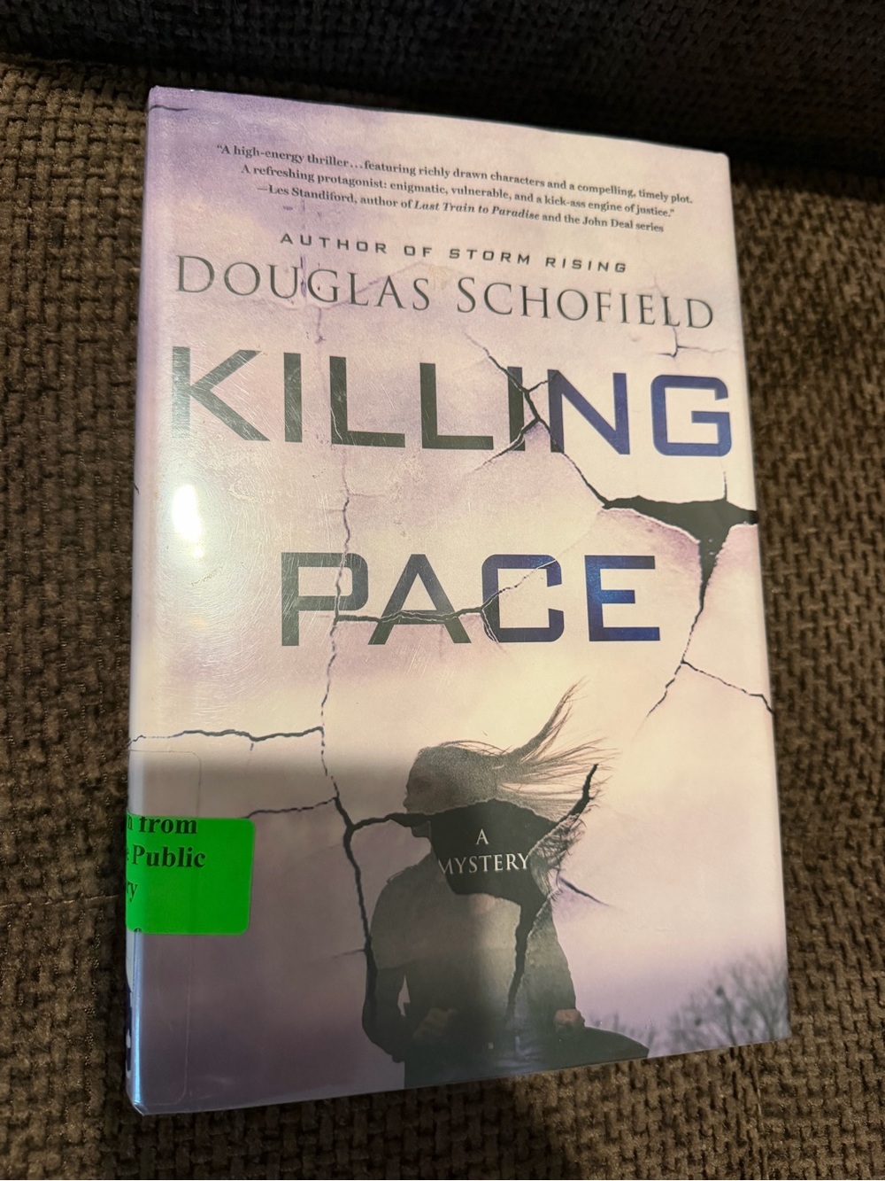 'Killing Pace' Hardcover Mystery - Purple Cover